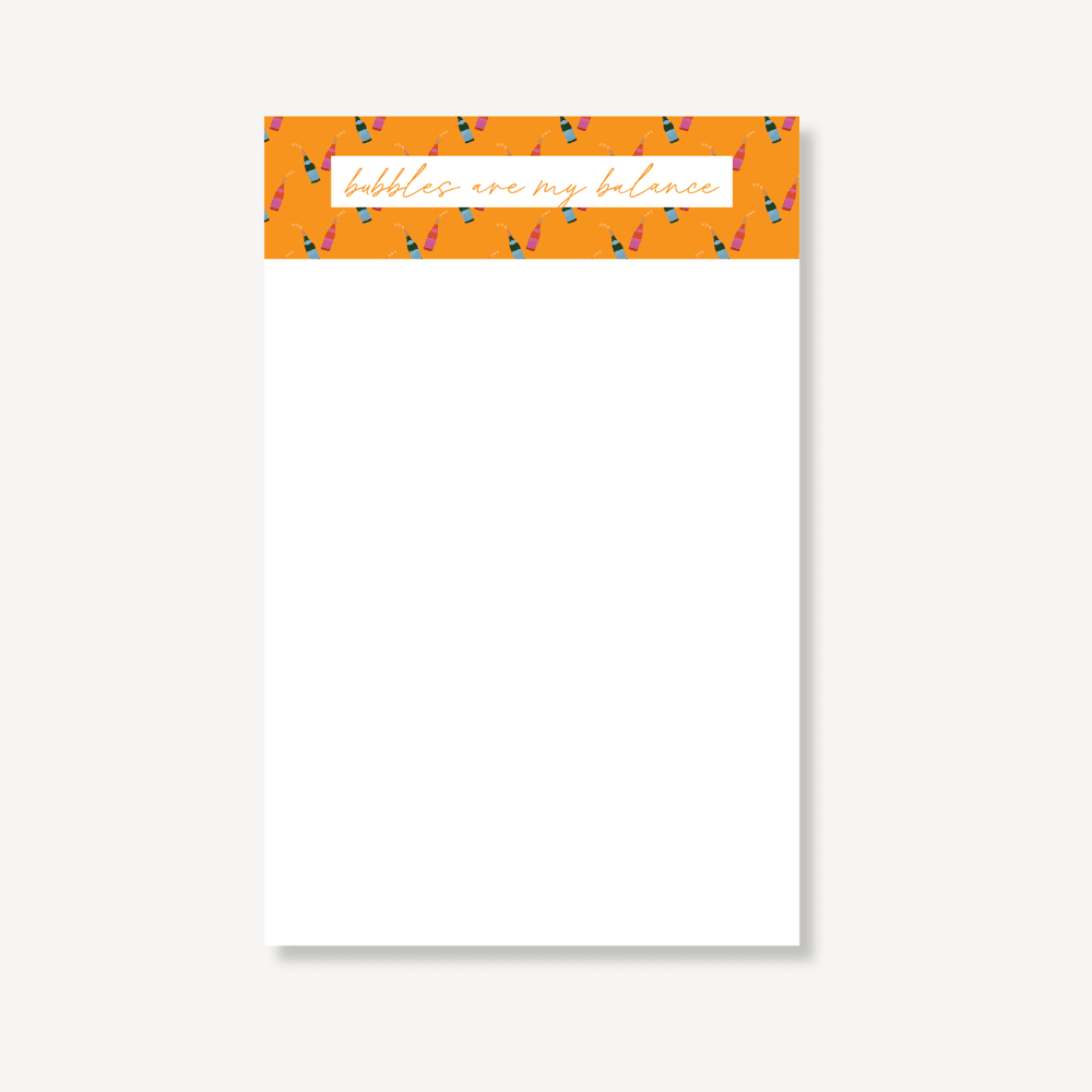 "Pop, Fizz, Yay!" Notepad