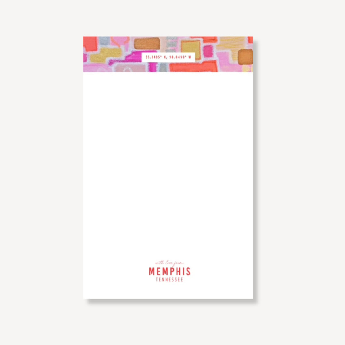 Memphis Hometown Notepad