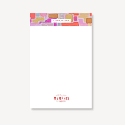 Memphis Hometown Notepad