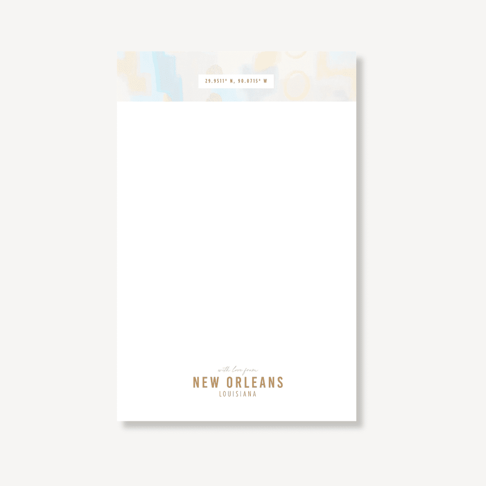New Orleans Hometown Notepad