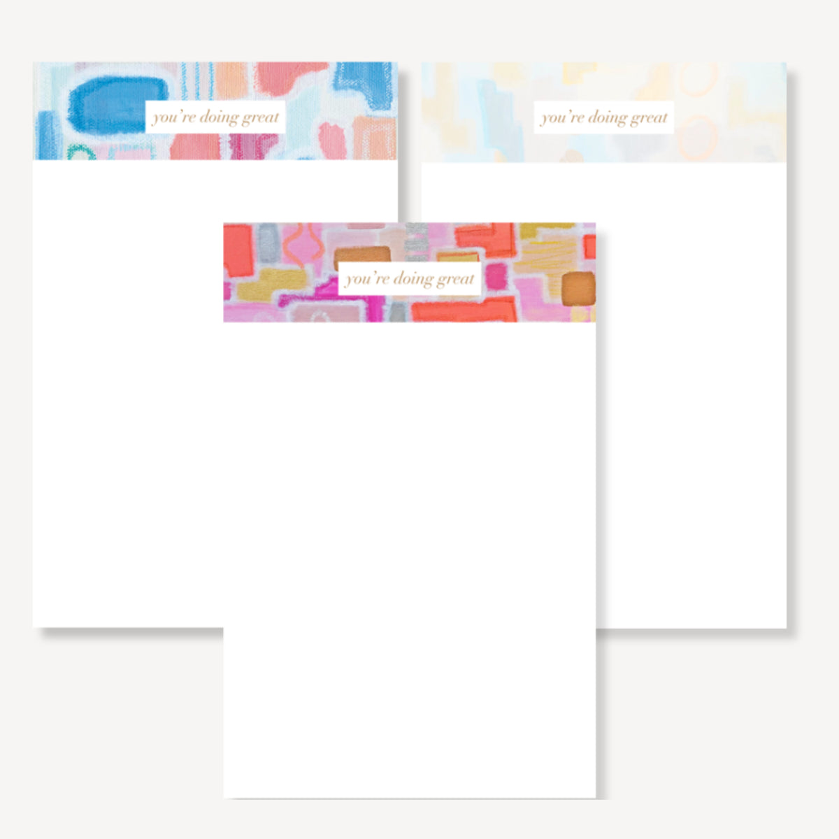 "You're Doing Great" Notepad