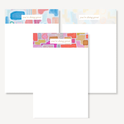 "You're Doing Great" Notepad