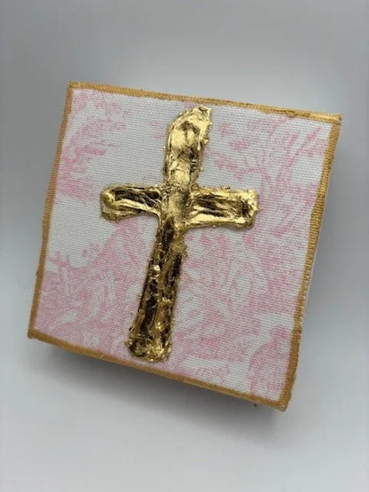 Pink Toile Cross