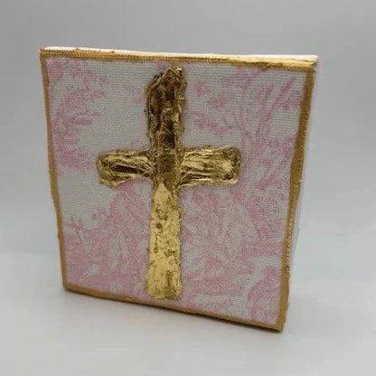Pink Toile Cross