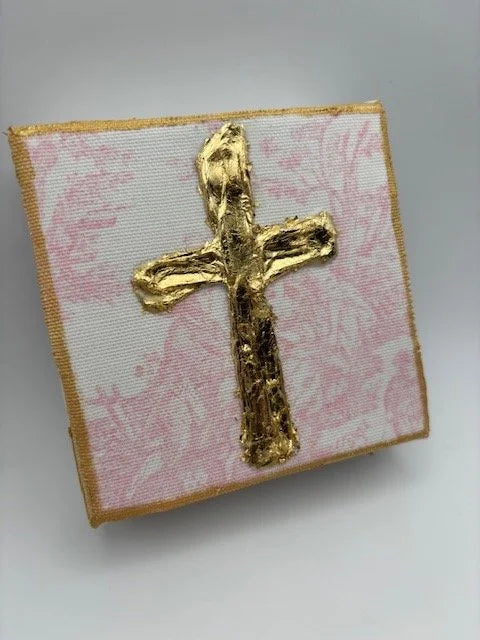 Pink Toile Cross