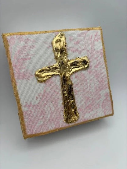 Pink Toile Cross